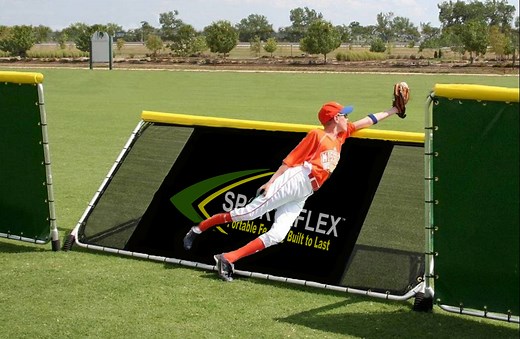 Portable Home Run Fence Mounting Options, Portable Baseball Fence