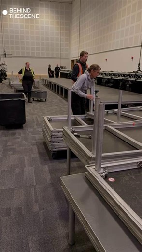 Back at ICC Wales on the 15th of November, getting this stage build underway!  Always a pleasure delivering full staging and event setup services. ✨ | Staging and Event Services Ltd | Facebook