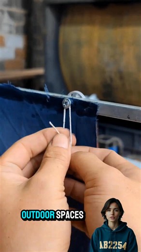 1M views · 4.7K reactions | See how a simple pulley mechanism is used to create a genius DIY sunshade hanging system. #DIYHacks #Sunshade #OutdoorLiving #PulleySystem #CreativeSolutions | Ab2254 | Facebook