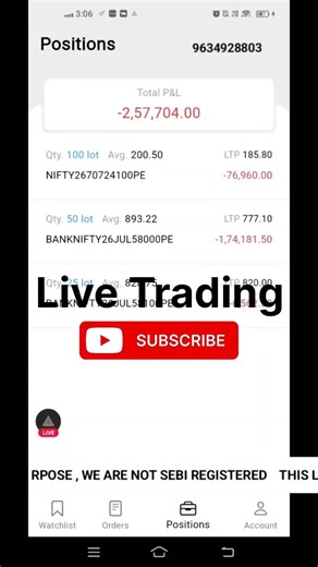 Holding a BTST Trade with ₹2.5 Lakh Running Loss #stockmarket #nifty #live #shorts