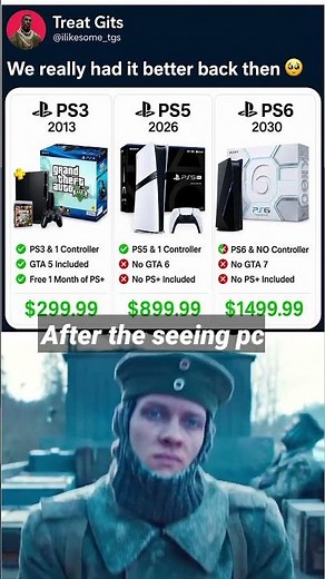 PS3 vs PS5 vs PS6 😭 Gaming Was Better Back Then? #shorts