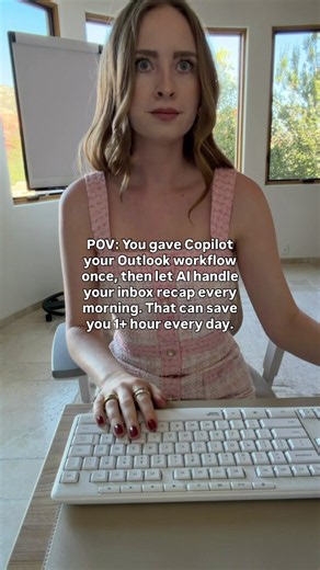 Put your repetitive tasks at work on autopilot. 👏 Email used to be one of the things I dreaded every morning. Now, I let Copilot help me summarize my inbox and draft emails so I know what needs my attention first and what can wait until later. This simple workflow has saved me 1 hour every single morning at work. Head to the link in my bio to grab an exclusive link to learn how to use Microsoft Outlook AI together to save 1 hour every day at work. 👇 #outlook #ai #copilot #9to5 #corporate