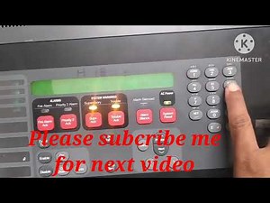 How to activate & test output relay without alarm in simplex panel.