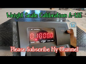 Weight Scale Calibration A-12E 1000-3000kg 3ton. #A12E #electronicslabsolution