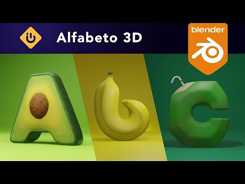 Alfabeto 3D - 36 days of type - Alphabet A Z
