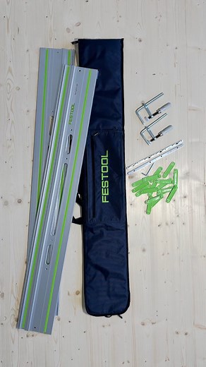 47K views · 119 reactions | Unlock the power of precision with the ultimate cutting companion: the FS 1400/2-KP guide rail starter kit! ️ Effortlessly transport, connect, and secure your cuts with the included FS 1400/2-KP guide rails!  Kit includes: ✅ 2 x FS 1400/2-KP guide rails with adhesive pads ✅ FSV/2 connectors ✅ New FS-BAG ✅ 2 x Screw clamps (4-11/16") Ready to elevate your cutting game? Dive deeper here: https://bit.ly/3PDM5iU | Festool | Facebook