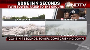 Watch: Noida Twin Towers Demolished In Under 9 Seconds |