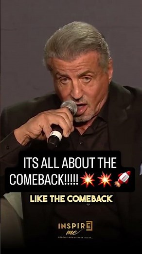 It's all about the comeback! Sylvester Stallone!