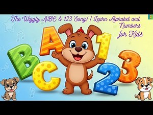 The Wiggly ABC & 123 Song! | Learn Alphabet and Numbers for Kids | Nursery Rhymes Adventure