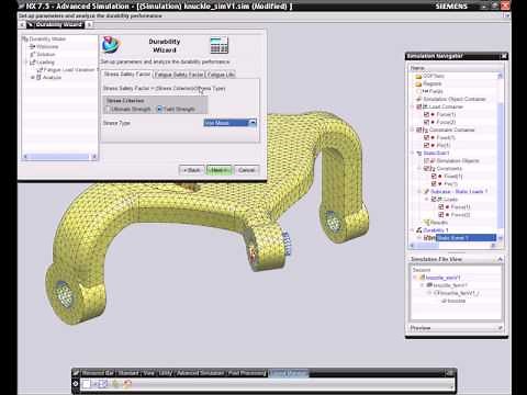 NX 7.5 Durability Wizard