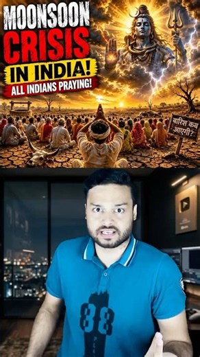 God Plz Give RAIN! Monsoon CRISIS Deepens in India! #shorts