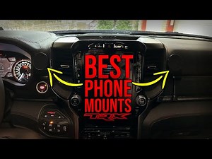 The ULTIMATE Phone Mounts For The RAM 1500 TRX, Rebel, AND ALL other 5th gens!
