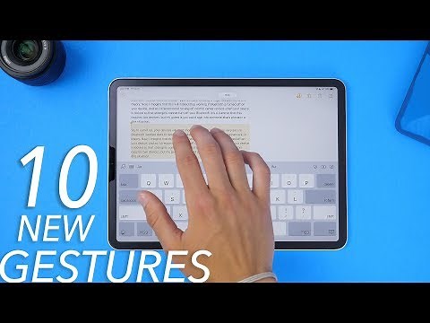 10 new iPad gestures in iPadOS!