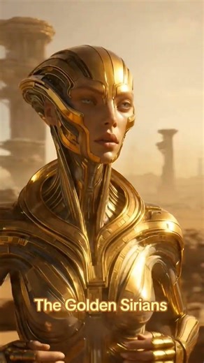The Golden Sirians alien race #trending #viral #shorts #alien #scifi #animation #fyp #shortvideo