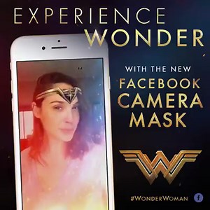 29K views · 169 shares | Experience wonder with the new #WonderWoman Facebook Mask! Swipe right to get to the camera from your Facebook app on iOS or Android now.  ⚔ #WonderWednesdays | Wonder Woman | Facebook