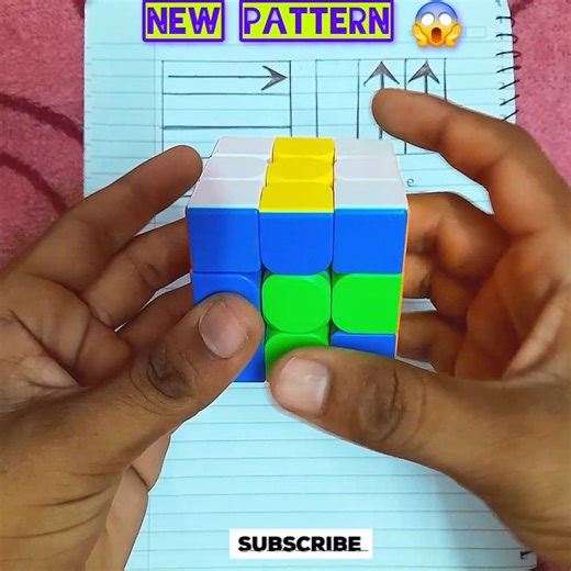 3x3 Rubik’s Cube 🤯 | NEW Unique Pattern 🔥😱 (Crazy Solve Trick!) #shorts #viralshorts #ytshorts #cube
