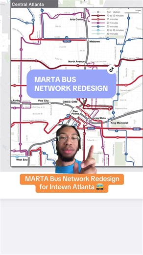 MARTA Bus Network Redesign for Intown Atlanta