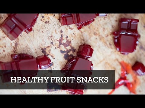 Healthy Fruit Snacks Recipe | how to make homemade fruit snacks
