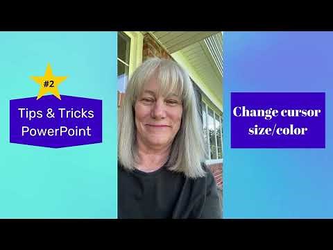 PowerPoint Tips & Tricks #2 Change the Cursor / Pointer Color & Size