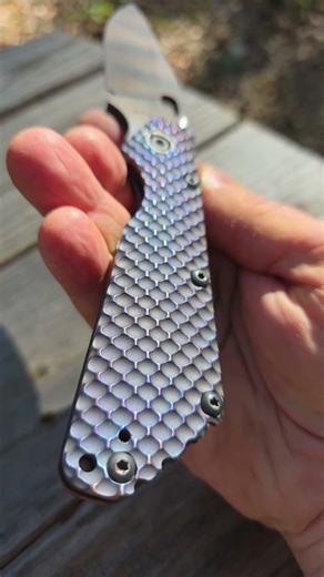 Strider SMF with Purple-esque Double Gunner-Grip 👀#StriderKnives #DGG #StriderSMF #MickStrider