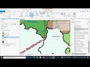 ARC GIS PRO 2.5 : Georeferencing of the adjacent map with the help of georeferenced map