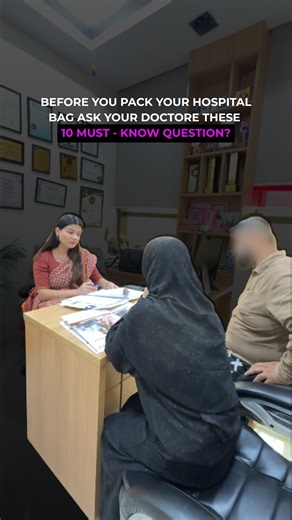 1️⃣ Labor signs – How will I know it’s time? How can I tell the difference between true labor and false labor pains. 2️⃣ Hospital timing – When should I come to the hospital once labor starts? 3️⃣ Pain relief –What are my options for pain relief during labor? 4️⃣ Movement – Can I walk/change positions during labor? 5️⃣ Induction – What is your approach if labor doesn’t progress as expected? When would you recommend inducing labor? 6️⃣Epidural – When can I ask for it, and are there side effects? 