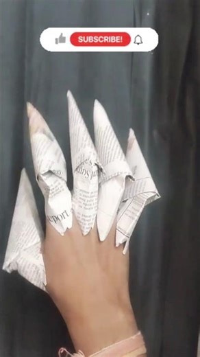 How to make Paper Claws | Easy Origami Tutorial #shorts