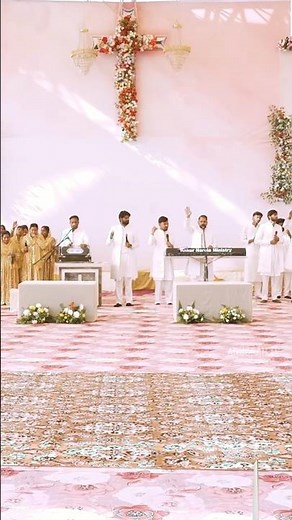 MAGNIFICIENT DECORATIONS FOR THE GLORY OF GOD✨ #ankurnarulaministries #anugrahtv