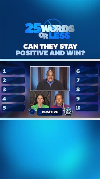 14K views · 266 reactions | Can Team Jackie stay positive and WIN the $10,000?? Watch to the end to find out if this team takes home the big prize! 﫣 ⁠#25WordsorLess | 25 Words or Less | Facebook