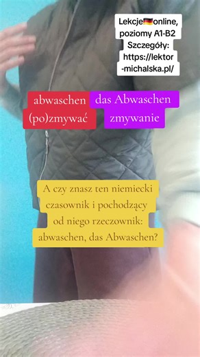 Abwaschen vs. das Abwaschen – Niemieckie lekcje online
