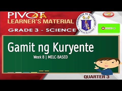 SCIENCE 3 | GAMIT NG KURYENTE | MODULE WEEK 8 | QUARTER 3 | MELC-BASED