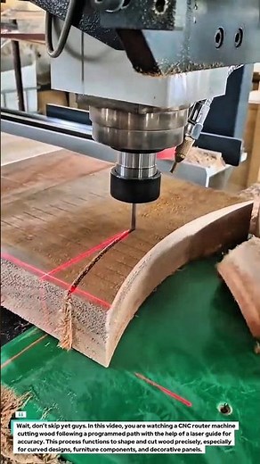 CNC Router Wood Cutting Process | Precision Woodworking Technology.