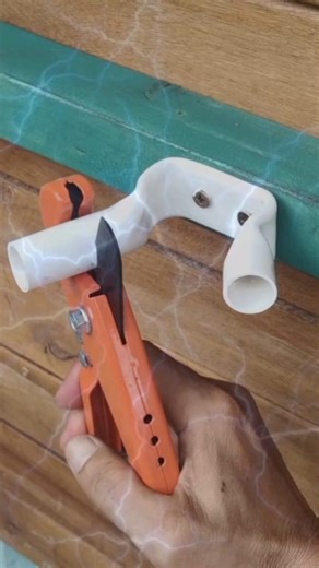 Creative Ideas and Simple Tricks for Making Axe and Tool Hangers from PVC Pipe