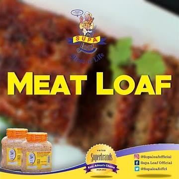 MEATLOAF RECIPE WITH SUPA BREADCRUMBS #MAPISHISUPA