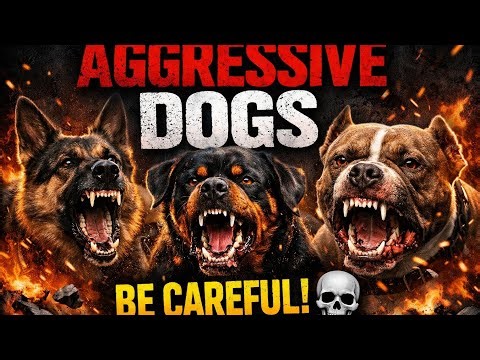 these are the top 5 most aggressive dogs you've ever heard of!