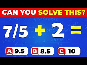 Grade 8 Math Quiz | Math Test for Students – Addition Challenge!