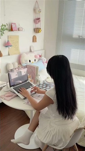 7 AM productive morning routine ☁️ aesthetic college day in my life