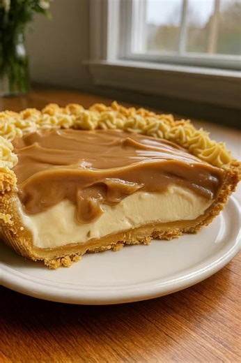 Creamy Caramel Cream Pie This Caramel Cream Pie from deesviral is silky, rich, and absolutely irresistible. With a buttery graham cracker crust, a creamy vanilla filling, and a luscious caramel topping, every bite melts in your mouth. Ingredients • 1 ½ cups graham cracker crumbs • ½ cup melted butter • 2 tbsp sugar • 8 oz cream cheese (softened) ..... Fυll ᖇecίpe in Coʍmеոτ [💬] | Easy Recipes