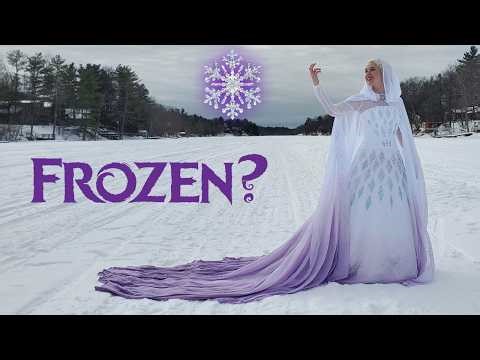 Making a *Sparkly* Elsa dress