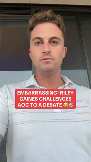 UH OH: Riley Gaines asks for a debate with AOC, who could probably lap Gaines in the pool as well. 😂 | Josh Greene