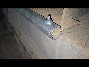 Tractor Bucket Pipe for using as a snow plow