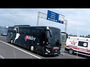 Mercedes-Benz New Tourismo 16 Rhd | Ets 2 Bus Mod 1.49 Gameplay | [🥇The Most Real 2K Ultra Graphics]