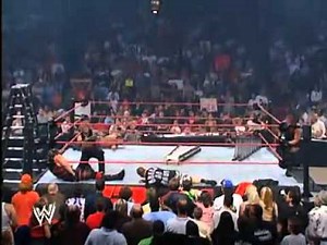 Rob Van Dam hits Kane with Van-Terminator (Jeff hardy Holds Chair)