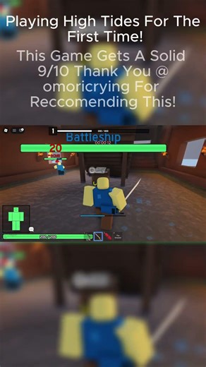 First Time Playing High Tides (Reccomended By ‪@Omoricying‬ ) #roblox #hightides #rblx #shorts