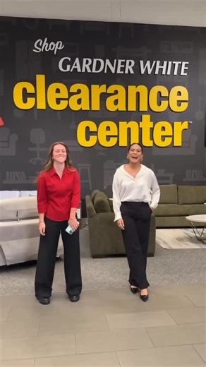 📦 Shopping for your first apartment is super fun...but let’s be real, it can also be super stressful. That’s where the Gardner White Clearance Center comes in. With unbeatable prices and style for every aesthetic, you’re sure to find furniture that fits your space and your budget. Our interns are heading back to college and took a few laps around the Clearance Center to explore everything from sofas and mattresses to dining tables and storage beds - and let’s just say, they found some steals. ✨