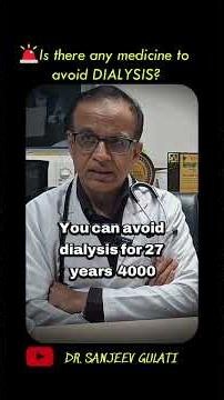 Kya Dialysis Se Bachne ki Koi MedicineHai? #stopdialysis #ckd #bestkidneydoctor #dialysis #diet