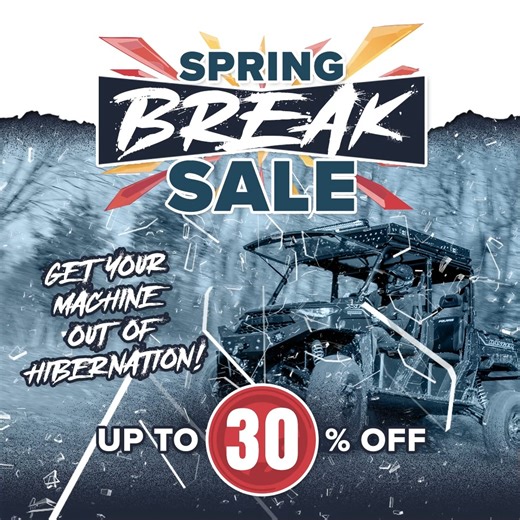 🌴 DISCOUNTS HAVE BEGUN - Get up to 30% OFF during our #SpringBreakSale! Does winter have you stuck in rut? Bust out with huge deals on maintenance essentials and replacement parts! 😎👍 #LetsRide *Sale ends 3/6/25 at Midnight ET. No coupon necessary. Discount applied to full retail price and cannot be combined with other discounts or promotions. Some exclusions may apply. Hit the link below for details! https://www.superatv.com/spring-break-sale-2025 . . . . #superatv #satv #satvnation #springb