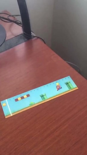 10K views · 157 reactions | Lenticular Mario Ruler #lenticular #ruler #mario | ToonDesk | Facebook