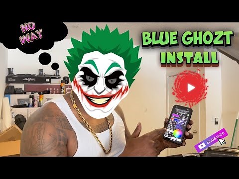 Lighting Trendz Blue Ghozt controller full install on Dodge Charger