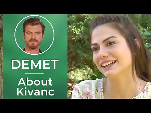 Demet Ozdemir ❖ Talks about Kivanc Tatlitug ❖ English